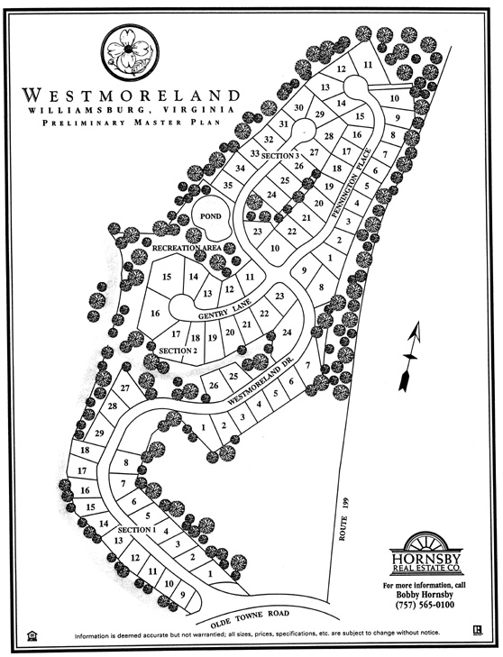 Westmoreland Plats, Williamsburg, Virginia
